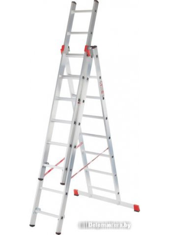 Лестница-стремянка Новая высота NV 323 трёхсекционная профессиональная 3x7 ступеней