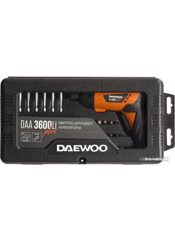 Электроотвертка аккумуляторная Daewoo Power DAA 3600Li Plus (с АКБ)