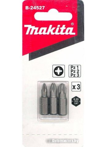 Набор бит Makita B-24527 (3 предмета)