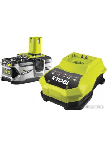 Аккумулятор с зарядным устройством Ryobi RBC18L40 ONE+ 5133001912 (18В/4.0 а*ч + 18В)