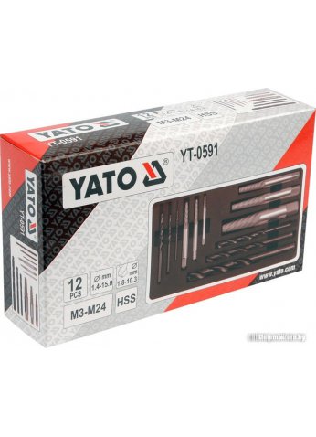 Набор экстракторов Yato YT-0591 (12 предметов)
