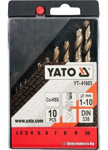 Набор оснастки Yato YT-41603 (10 предметов)
