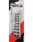 Набор торцевых головок Yato YT-0520 (9 предметов)