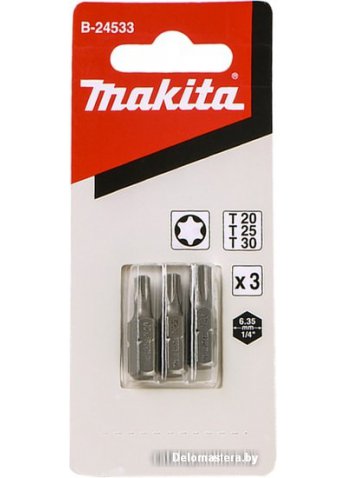 Набор бит Makita B-24533 (3 предмета)