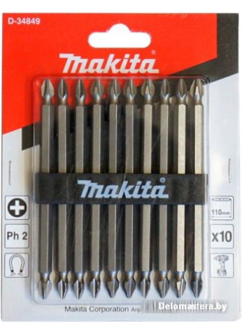 Набор бит Makita D-34849 (10 предметов)