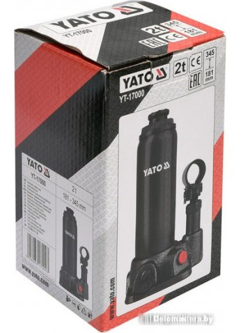 Бутылочный домкрат Yato YT-17000 2т
