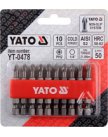 Набор бит Yato YT-0478 (10 предметов)