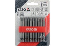 Набор бит Yato YT-0480 (10 предметов)