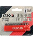 Набор бит Yato YT-0482 (10 предметов)