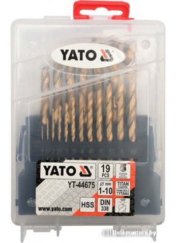 Набор оснастки Yato YT-44675 (19 предметов)