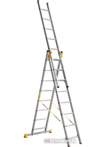 Лестница-стремянка Алюмет трехсекционная профессиональная P3 9308