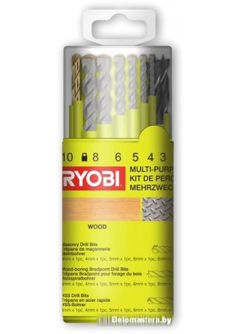 Набор оснастки Ryobi RAK18DMIX (18 предметов)