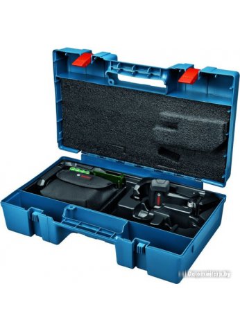 Лазерный нивелир Bosch GLL 2-15 G Professional 0601063W02 (с держателем LB 10 и креплением DK 10, кейс) (оригинал)