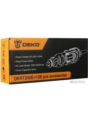 Гравер Deko DKRT200E SET 126 063-1415