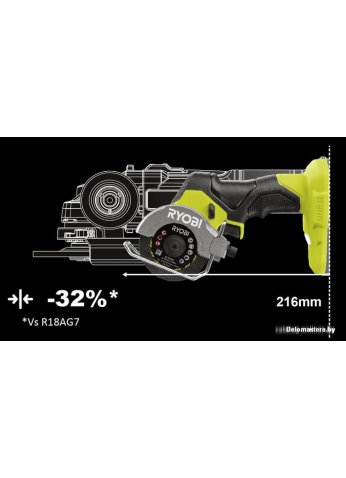 Дисковая (циркулярная) пила Ryobi RCT18C-0 5133004953 (без АКБ)