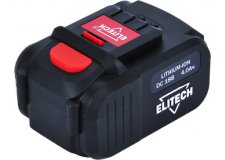 Аккумулятор ELITECH 1820.067700 (18В/4 Ah)