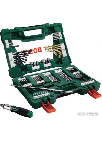 Универсальный набор инструментов Bosch V-Line Titanium 2607017195 91 предмет
