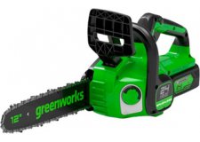 Аккумуляторная пила Greenworks GD24CS30K2 2007007UA (с 1-м АКБ 2 Ач)