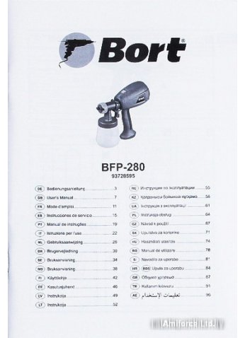 Краскопульт Bort BFP-280