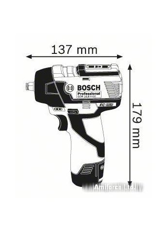 Ударный гайковерт Bosch GDS 12V-115 Professional [06019E0100] (2 АКБ 2,5Ач)