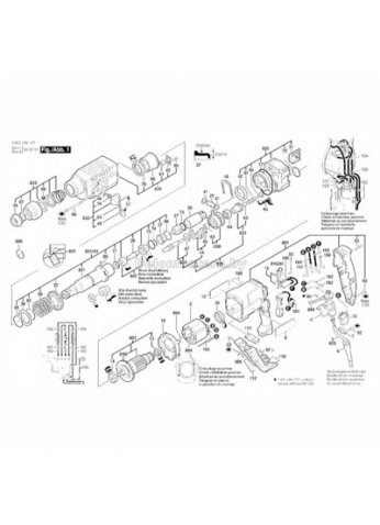 Помехоподавляющий фильтр (17)к GBH 2-24DSR/DFR/ PBH220/240RE, BOSCH (2604465097)