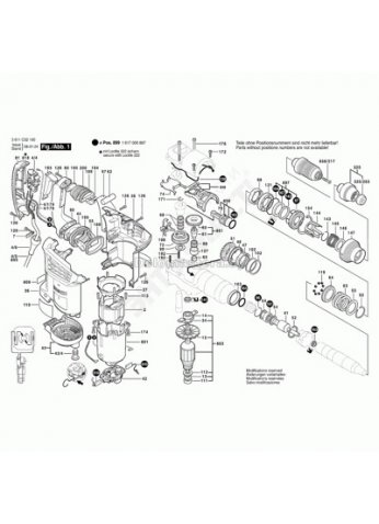 Кольцо кулочковое к GBH 4-32DFR(7), BOSCH (1610241001)