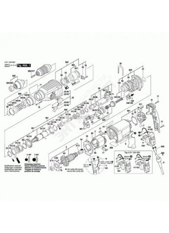 Храповый диск к GBH 2-26 DFR/DRE(18), BOSCH (1610190048)