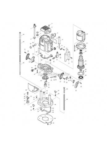 Статор 240В для RP2300FC Makita (MKT-636344-8)