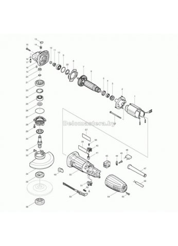 Стопорный штифт 4 к GA4030, 256510-7(14/3), Makita (256510-7)