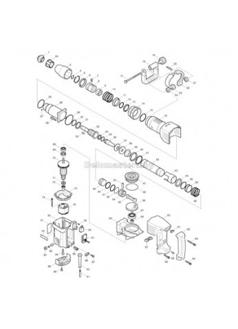 Cтатор в сбоpe 220-240V Makita (MKT-526198-0)