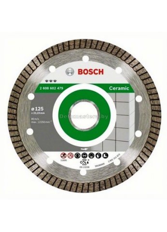 Круг алмазн.отрез.турбо Bosch,Best for CeramicTurbo,125 (2608602479)
