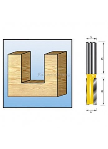 Фреза пазовая 20*20*6*32*1Т, Makita (D-09313)