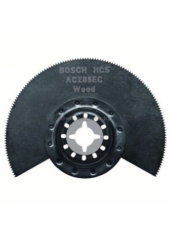 2.608.661.643 Пильное полотно сегментир. ACZ 85 EC HCS для мультишлифователя по дереву и пластику (1 шт.) Bosch (2608661643)