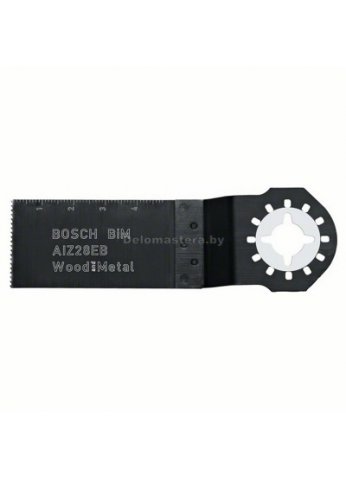 Погружное пильное полотно AIZ 28 EB BIM Wood and Metal 28 50 (для GOP 10,8V-Li, GOP 250 CE, PMF10,8 LI, PMF 180 E, FMM 250 D10мм) 2.608.661.644 Bosch (2608661644)