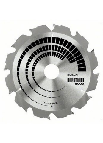Пильный диск по строительной древесине Bosch Construct Wood 190х30мм 12 плос.(2608640633) (оригинал)