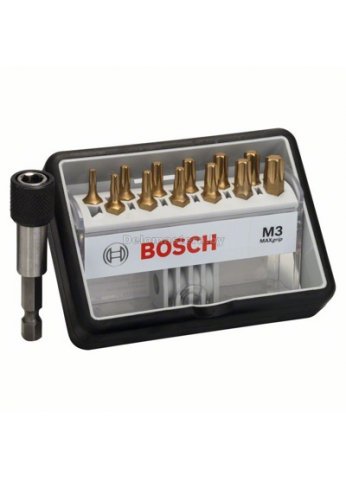 Наборы Robust Line Bosch 12 БИТ TIN+ДЕРЖАТЕЛЬ. TORX 25ММ. RL (2607002579)