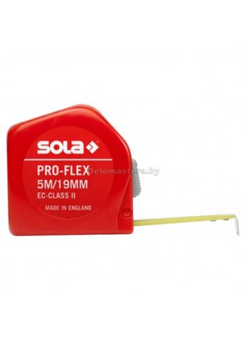 Рулетка 5м/19мм "Pro-Flex" PF 5m (SOLA) (быт.) (50014434) (Сделано в Австрии)