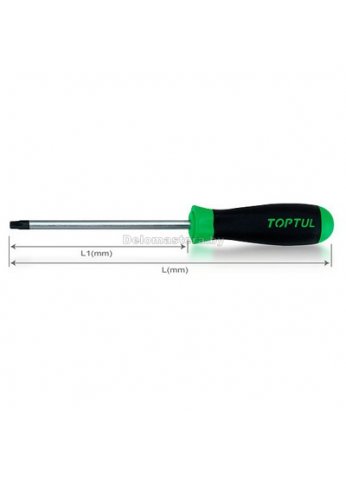 Отвертка TORX T27x100мм TOPTUL (FFAB2710) (TP-FFAB2710)