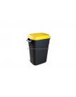 Контейнер для мусора пластик. 95л (жёлт. крышка) (TAYG) (TG-410017)
